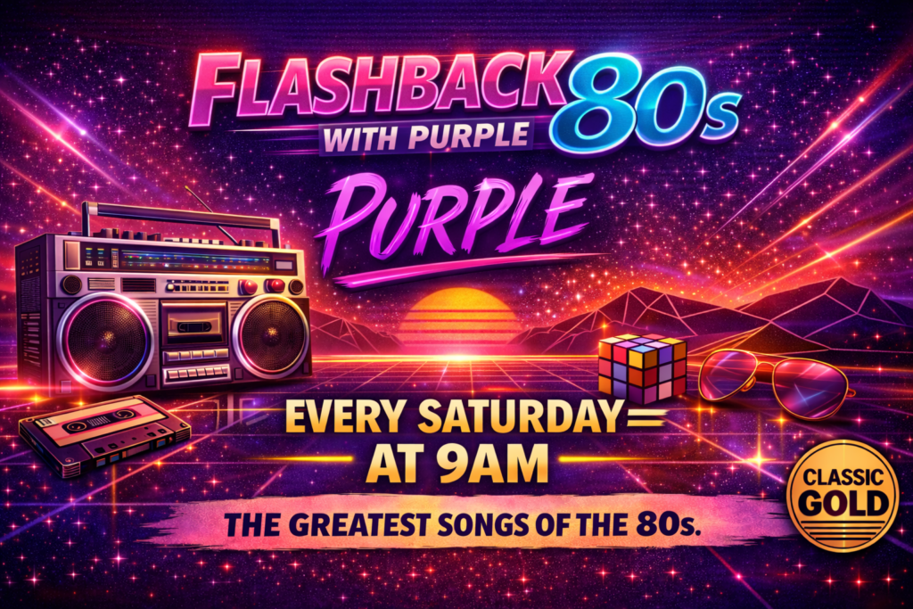 Flashback 80s with Purple